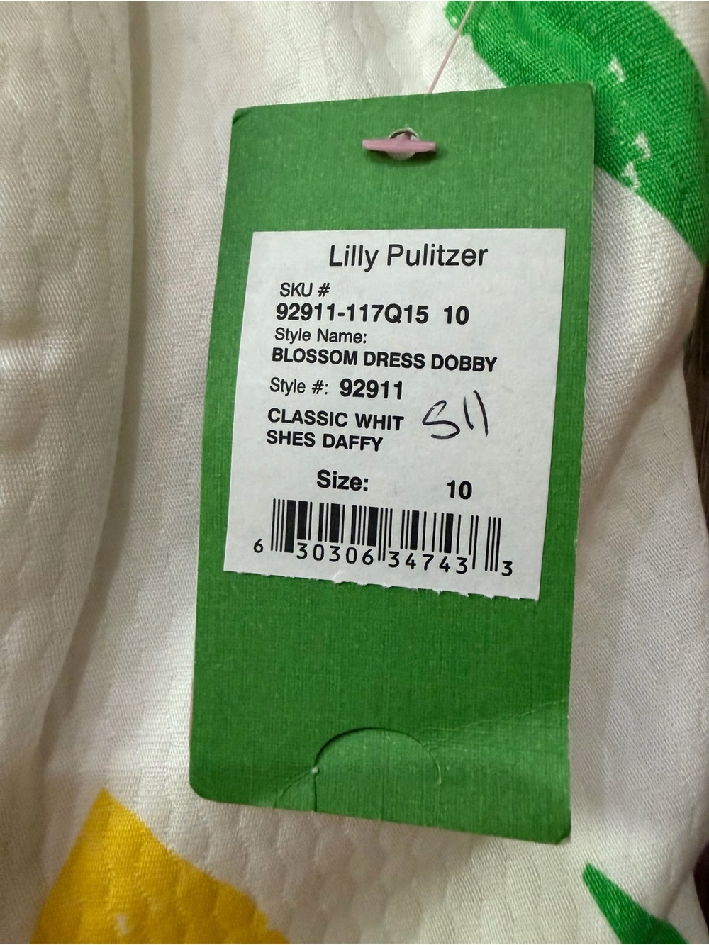Lilly Pulitzer 🆕🆕 Blossom Dress She’s Daffy Strapless Daffodils Size 10 - Picture 10 of 16